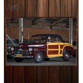 Металлическая табличка Ford Super Deluxe Sportsman Convertible 309